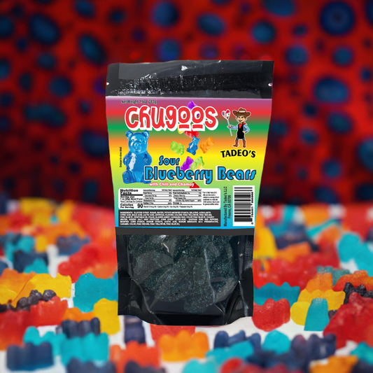 Chugoos - Sour Blueberry BEARS with Chili & Chamoy