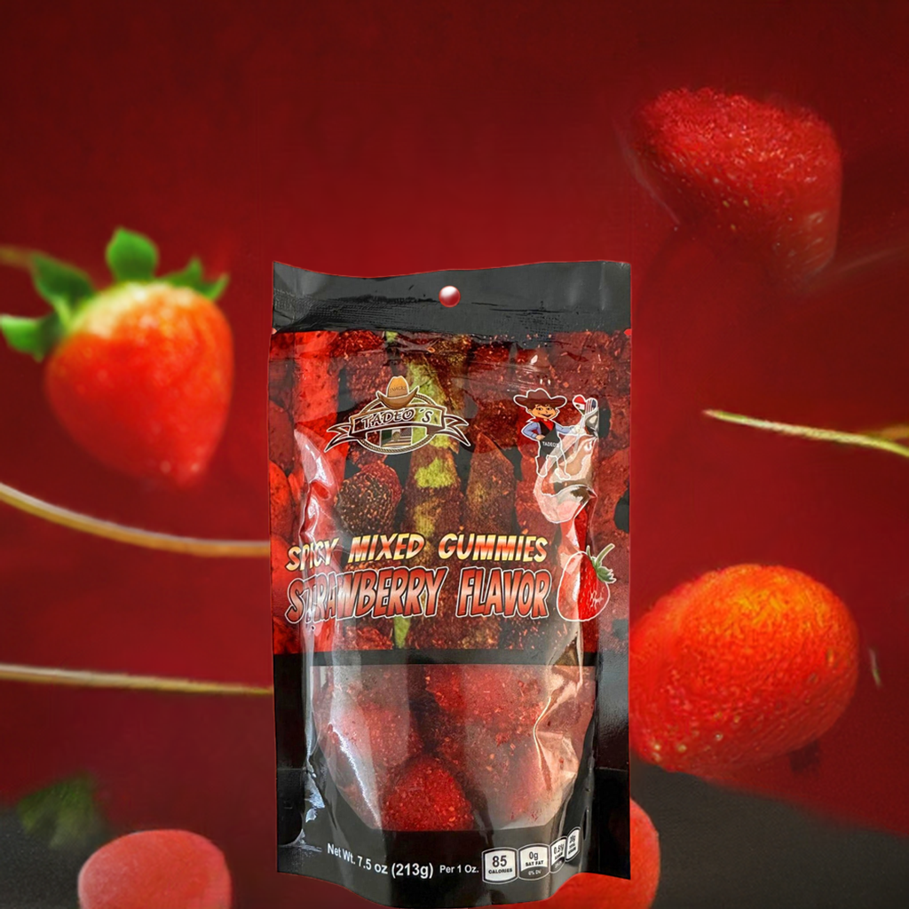 Spicy Mixed Gummies - STRAWBERRY Flavor