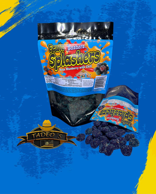 Tadeo's fruit Splashers Sour Blueberry