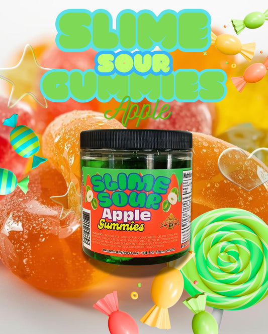 Slime Sour Gummies - Apple - Blueberry - Cherry - Mango - Splashers