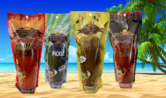 Dill Pickle - All Four Flavors in One Pack / Paquete con 4 Sabores de Pepinillos