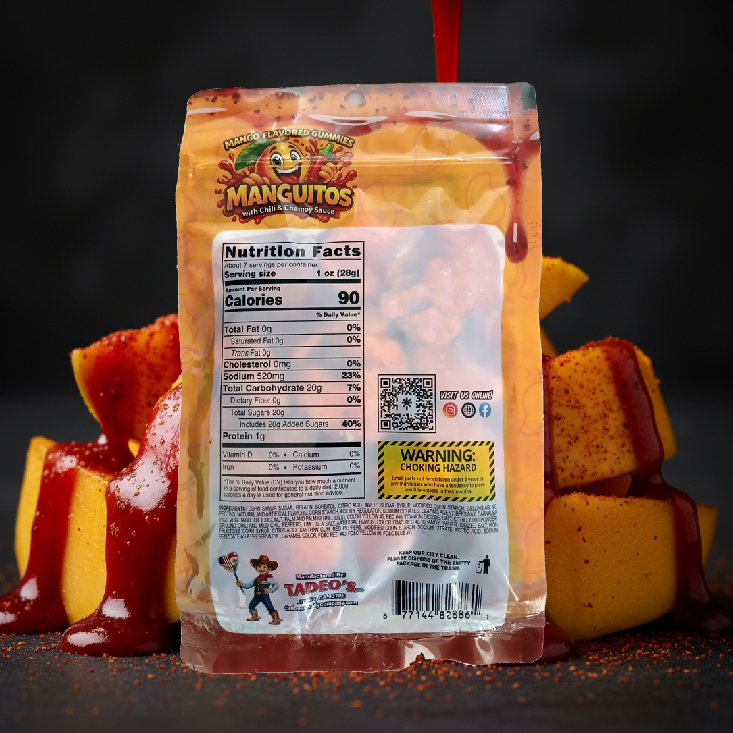 Manguitos with Chili and Chamoy Sauce 7.5oz
