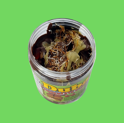 Dubai Chocolate Gummies with Lemon or Cherry Gummy Flavors
