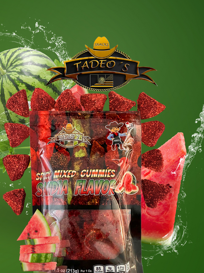 Spicy Mixed Gummies - SANDIA Flavor