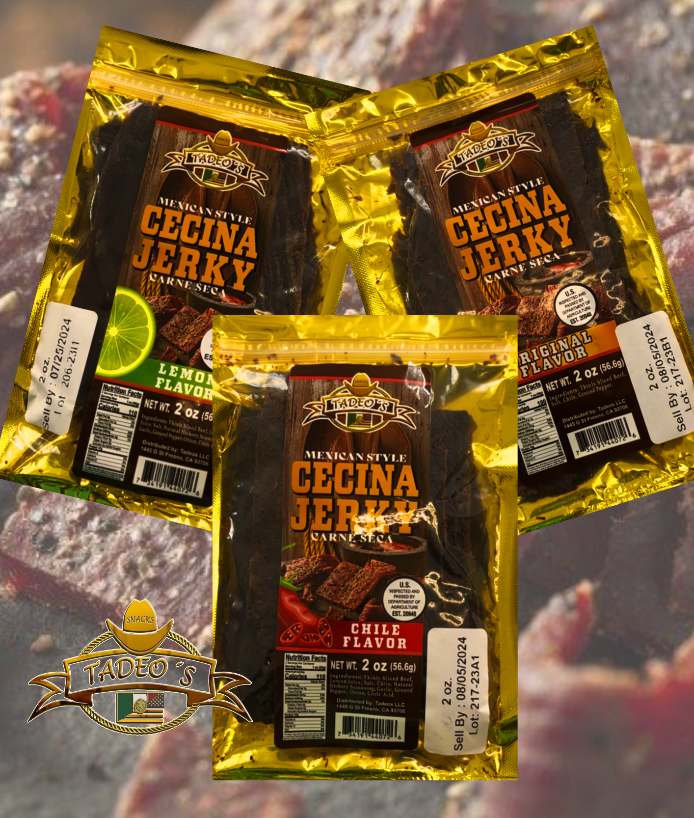 BEEF JERKY- VARIETY FLAVORS